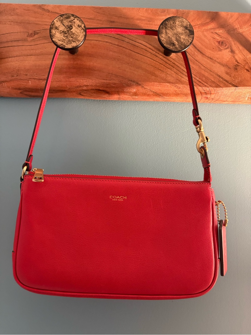 COACH RETAIL NEW RELEASE RED LARGE PLAZA BAG BRAND NEW WITH TAGS
